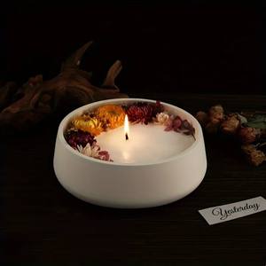 Large Circular Storage Tray, Candle <b>Bowl</b>, <b>Silicone</b> Mold, Crystal Resin Storage Container, Gypsum Decoration - Product Image 4