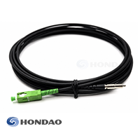 Câble pré-câblé SC/APC de longueur personnalisée, 3,0 mm, cordon de brassage fibre optique FTTH monomode simplex