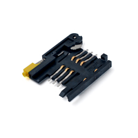 MUP Excellente qualité Échantillons gratuits Connecteur de carte Sim 6 & 8 Smt Lecteur de carte Sim pour modem et carte de visite électronique