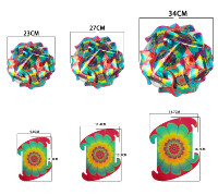 Lumière de puzzle de lampe de QI respectueuse de l'environnement pour le motif de tournesol d'artisanat d'enfants