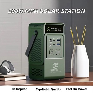 แหล่งจ่ายไฟสำรองพลังงานสูง 200W สำหรับใช้งานกลางแจ้ง 110V มาตรฐานสหรัฐอเมริกา สำหรับการตั้งแคมป์ การเดินทาง และสถานการณ์ฉุกเฉิน - Product Image 5
