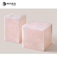 Chine Personnalisé Luxe Rose Onyx Plinthe Marbre Meubles Table Basse En Marbre Pour Salon Décor Marbre Plinthe