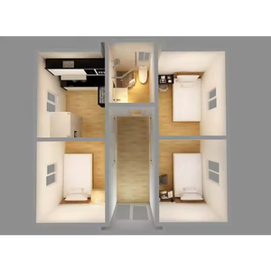Casa Contenedor Plegable de 20 Pies, Restaurante Prefabricado, Casa Contenedor Ampliable para Vivienda - Product Image 4