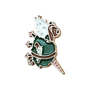 Broche de dibujos animados de ratón creativo, insignia de metal de animalito lindo, broche decorativo de joyería con efecto de goteo de aceite - Product Image 5