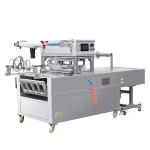 Continuous Automatic Tray Sealer Machine Philippine Heavy Duty Vacuum Sealer MAP Packaging Machine