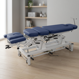 Table de chiropratique professionnelle 3D avec sections de descente pré-équilibrées réglables et réglage électrique de la hauteur pour clinique - Product Image 2