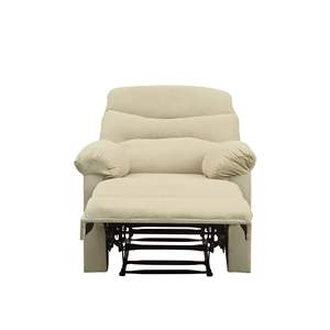 Ensemble inclinable beige moderne DB avec accoudoir en cuir véritable canapé sectionnel extensible pour meubles de maison de salon - Product Image 6