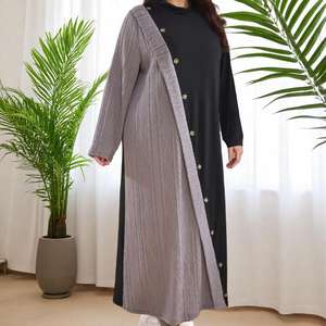 Nouvelle robe Abaya tendance à motifs tendance pour femmes musulmanes, robe décontractée pour tous les jours, tissu de haute qualité, modeste - Product Image 1