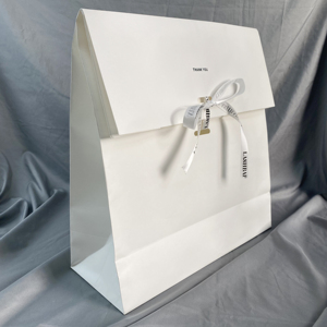 Sac de courrier en papier <span class=keywords><strong>kraft</strong></span> <span class=keywords><strong>blanc</strong></span> avec logo argenté, impression personnalisée de votre propre logo, sacs de livraison, sac d'emballage pour vêtements, <span class=keywords><strong>enveloppe</strong></span> rigide pour courrier - Product Image 4