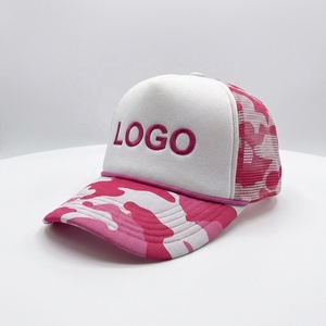<span class=keywords><strong>Gorra</strong></span> de Camionero Personalizada OEM con Logotipo Bordado, Camuflaje, <span class=keywords><strong>Gorra</strong></span> de Béisbol Deportiva de 5 Paneles para Adultos con Estampado de Camuflaje - Product Image 1