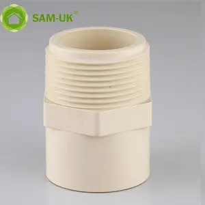 CPVC external thread adapter produced by Zhejiang Qianli factory threaded pipe fittings coupling