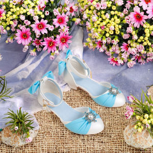 Chaussures de princesse luxueuses JHT - Escarpins Mary Jane d'été pour petites filles, talons de mariage, sandales pour les fêtes de printemps - Product Image 3