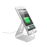 Soporte de Escritorio de Aluminio Estable y Antideslizante de Alta Calidad para Teléfonos Celulares, Compatible con iPhone, iPad Mini y Dispositivos de 4-10 Pulgadas