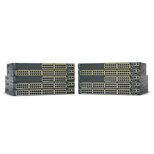 WS-C2960 + 48TC-S 2960 Plus 48 ports Commutateurs Ethernet 100Mbps Commutateur d'accès aux données réseau de couche 2 WS-C2960 + 48TC-S