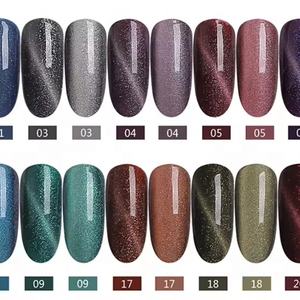 Nuevo Pegamento para Uñas Ojo <span class=keywords><strong>de</strong></span> Gato con Diamantes <span class=keywords><strong>de</strong></span> Imitación 2026, Gel UV Holográfico Reflectante con Efecto <span class=keywords><strong>Estrella</strong></span> Rota para Arte <span class=keywords><strong>de</strong></span> Uñas, Venta al por Mayor OEM - Product Image 1