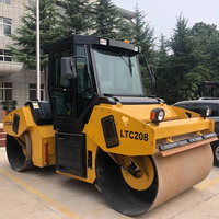 Заводская цена на дорожный каток Lutong 8 тонн LTC208, двухвальцовый вибрационный каток, двухвальцовый компактор, запчасти для дорожных катков