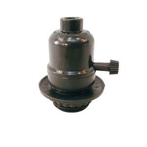 Vendita calda in bachelite nera porta lampada E27/E26 interruttore a vite stile lampada presa - Product Image 1