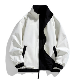 Customized Logo Men's Retro Joker Jacket Loose Leisure Commuter <b>Overalls</b> Spring 2025 New Collection <b>Winter</b> Standing Collar Both - Product Image 4