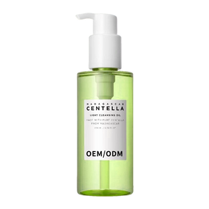 คลีนซิ่งออยล์สูตรอ่อนโยน 200 มล. สำหรับล้างเครื่องสำอาง ผลิตภัณฑ์ OEM แบรนด์ส่วนตัว สารสกัดจากใบบัวบก - Product Image 3