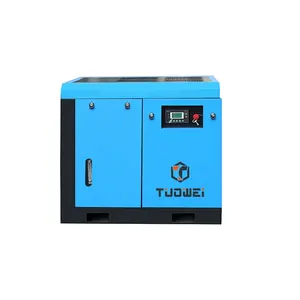 11kW 15Hp Hanbell Air End Electrical AC Power Wind Cooling Industrial Rotary Screw Air Compressor For Sale