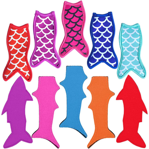 Porta Helados de Nylon con Diseño de Sirena, Aislante, Reutilizable, Lavable, Anti-escarcha, Hecho en Guangdong - Product Image 5