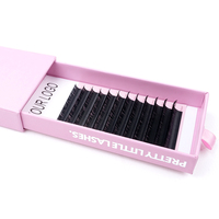 Ekstensi Bulu Mata Korea PBT Private Label, Bulu Mata Individual, Perlengkapan Bulu Mata, Tray Bulu Mata, Ekstensi Bulu Mata Volume Cashmere
