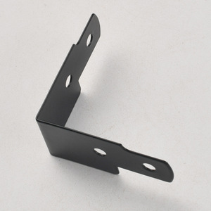 Soporte de hierro negro para estantes, conector de hardware de ángulo recto de 90 grados, duradero para cajas y bolsas de madera - Product Image 3