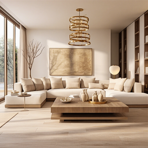 Nuovo Design di Divano Modulare Moderno in Tessuto per Soggiorno, Personalizzabile, Produzione di Fabbrica - Product Image 1