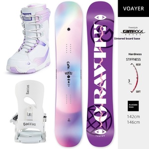 WS Conjunto de Snowboard Plano para Hombre y Mujer, Equipo Deportivo de Invierno Multiusos con Soporte para Botas de Esquí, Tres Piezas GR20220512 Fre - Product Image 4