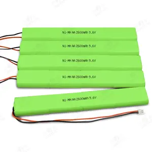 JINTION NIMH AA 2600MAH 9.6V ni mh bateria 14500 nimh bateria recarregável para ELBB003 Lithonia ELBB004 OSI OSA228 BBAT0044A