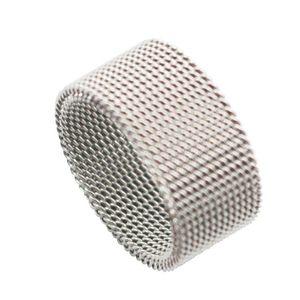 Anillo de acero inoxidable 316L, anillo de plata, baratija que nunca se deslustra, anillos de boda para mujeres, hombres, niños, joyería para niñas - Product Image 1