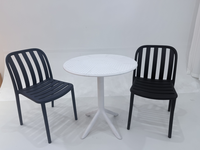 Table de repas extérieure portable moderne en plastique, légère, imperméable et empilable, idéale pour la maison, les restaurants et les hôpitaux – Nouveauté 2026, Vente Flash