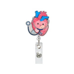 <span class=keywords><strong>Porte</strong></span>-badges rétractables pour infirmières, style américain, pour femmes. - Product Image 5