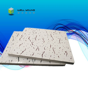 Giá thấp 2x2 treo PVC nhiều lớp thạch cao Trần 60x60cm gạch Trần Vinyl tráng 975 # thạch cao gạch Trần - Product Image 1