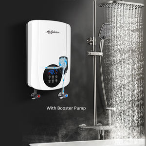 Chauffe-eau instantané haute efficacité 5500W avec pompe, commande tactile, affichage LED en anglais, chauffe-eau électrique sans réservoir - Product Image 1