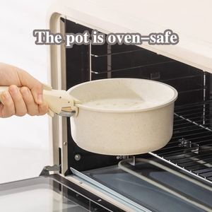 LOVFE Juego de Ollas de Cocina de <span class=keywords><strong>Aluminio</strong></span> con Revestimiento Cerámico de Alta Calidad, No Tóxico, Apto para Inducción, 15 Piezas - Product Image 5