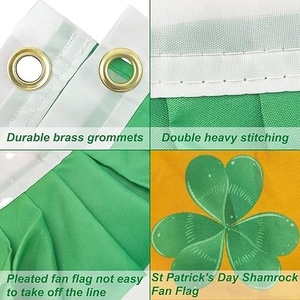 Bandera Decorativa de Alta Calidad al Mejor Precio con Entrega Rápida para Publicidad, Decoración Interior y Exterior, Decoración de Porche Delantero, Bandera de Media Abanico - Product Image 4