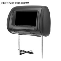 Moniteur DVD pour appuie-tête de voiture HR7718 7 pouces avec USB.SD, jeux
