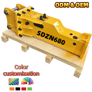 Mini-excavatrice SB40, brise-roche de 68 mm, type boîte, marteau silencieux, système de lubrification automatique, classe CE&ISO, pour l'extraction de roches, la démolition de béton - Product Image 2