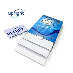 Upright inkjet printable Pure Milky White PVC A4 sheet for Business Card and batches