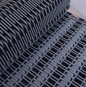 Modüler örgü zinciri sprey sterilizasyon hattı bira içecek ve maden suyu sterilizasyon makinesi için 3110 plastik konveyör bant - Product Image 4