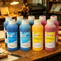 Tinta Eco Solvent Tahan Cuaca 1 Tahun untuk Printhead Epson I3200 DX5 XP600 TX800 untuk Pencetakan Spanduk Mesh Sementara di Luar Ruangan