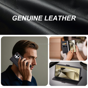 Custom Stock di massa <span class=keywords><strong>Samsung</strong></span> Galaxy S25 Ultra copertura in pelle, 360 ° di protezione - Product Image 6