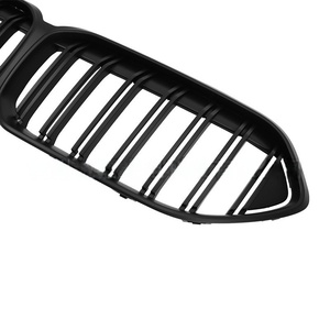 2020 + LUMA böbrek çift çıta parlak siyah/mat siyah ön tampon Grille BMW 2 serisi F44 için yeni ABS malzemeden yapılmış - Product Image 3