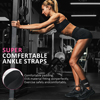 Accessoires de fitness personnalisés : Ensemble de coussinets pour haltères, sangles de sécurité pour chevilles de salle de sport, bandes de résistance pour hanches, sangle de levage, coussinets pour haltères