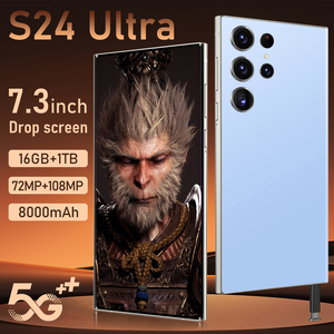 S24 <span class=keywords><strong>Ultra</strong></span> Blu, Smartphone Android 14 5G Deca Core con Display HD, Fotocamera 108MP, Dual SIM, Supporto Francese e Spagnolo - Product Image 2