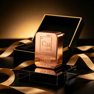 10oz Polished Copper Cu Block, Copper Bullion <b>Bar</b> For Investment - Product Image 3