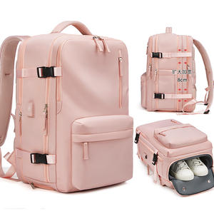 Mochila de viaje ligera para mujer, gran capacidad, impermeable, con compartimento para zapatos, mochila escolar informal para estudiantes, verano 2023 - Product Image 1