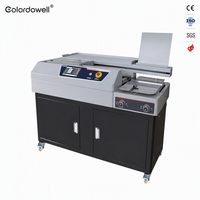 WD-X5 Nouveau Relieur de colle automatique robuste avec moteur à noyau de 330 mm, colle thermofusible et écran tactile de 7 pouces pour imprimerie