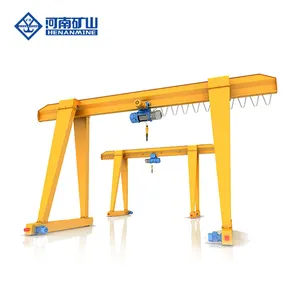 Remote Wireless Control Single Beam Electric Hoist Mobile Rail Gantry Crane